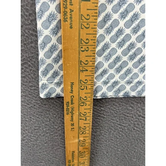 Puma Golf Polo Shirt Boys Large White Grey Pineapple Print Short Sleeve Logo - Picture 6 of 13